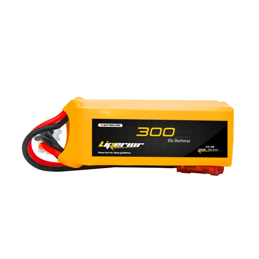 LP3002S65 Liperior 300mAh 2S 65C 7.4V Lipo Battery JST Plug