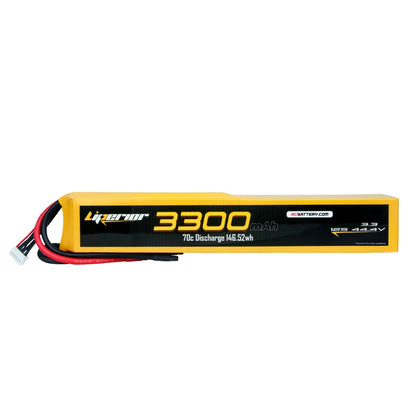 LP330012S70 Liperior 3300mAh 12S 70C 44.4V Lipo Battery Pack Bare Wires