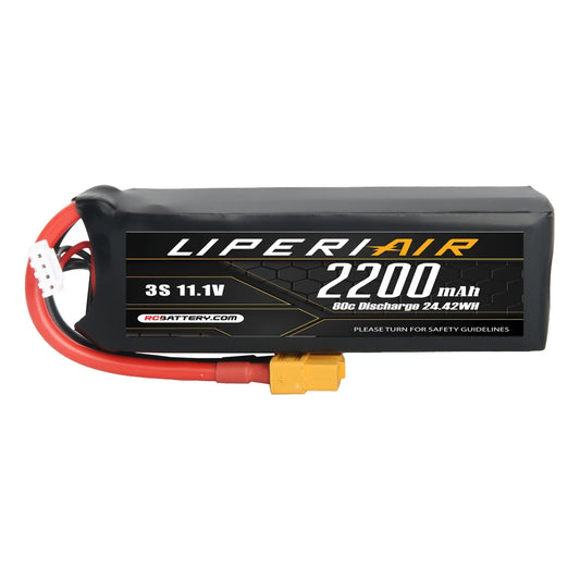 LPL22003S80 LiperiAir 2200mAh 3S 80C 11.1V LIPO Battery With XT60 Plug for RC Plane / Heli / Car / Boat