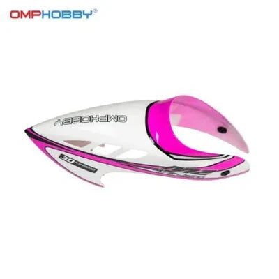 OMPHOBBY M2 V3 Sport RC Helicopter Parts Canopy - Plasma Pink OSHM2487