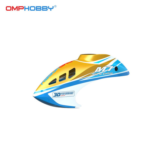 OSHM7002 OMP HOBBY M7 Helicopter Parts M7 Canopy Topaz Gold