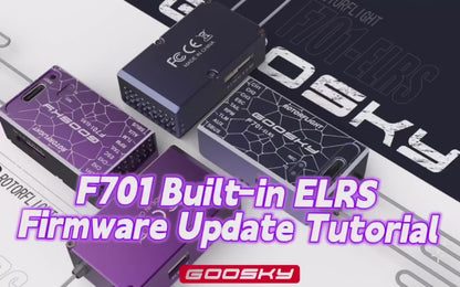 GT040268 / GT040269 – Goosky F701-ELRS Rotorflight Flight Controller (F722 + Built-in ELRS)