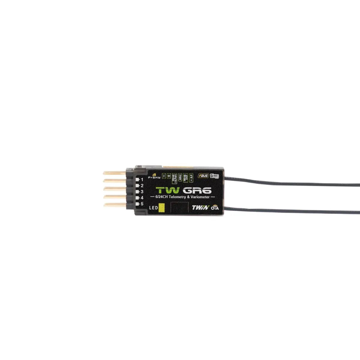 FrSky Twin 2.4GHz TW-GR6/GR6FB Receiver