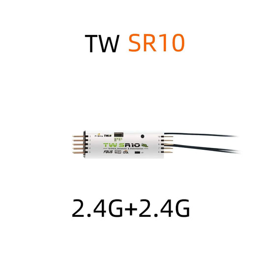 FSK-03022042 FrSky TW SR10 Dual 2.4G Receiver with 10 Ports and ADV Stabilization