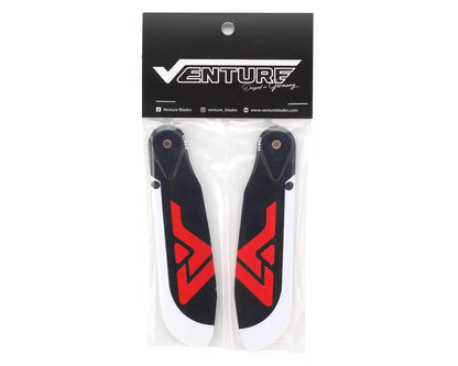 VENT-VT-96R Venture Blades 96mm Premium Carbon Fiber Tail Blades (Red)