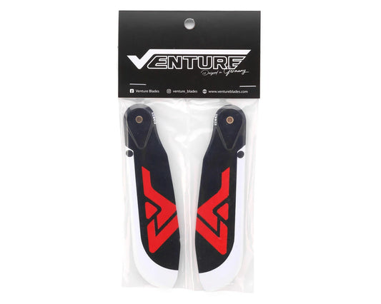 VENT-VT-96R Venture Blades 96mm Premium Carbon Fiber Tail Blades (Red)